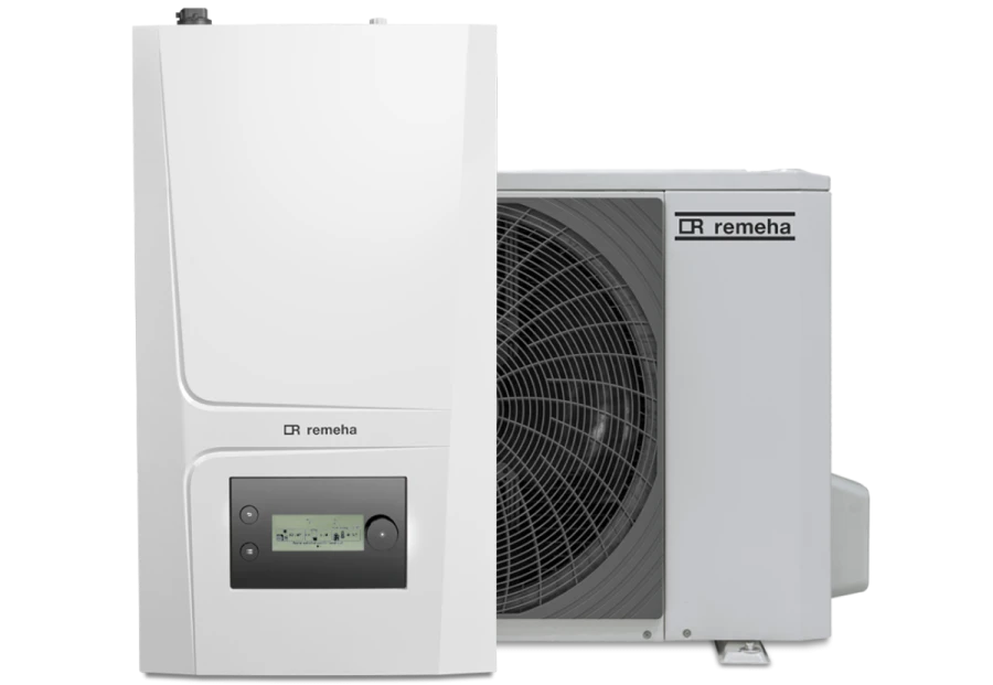 Remeha elga ace met buiten unit